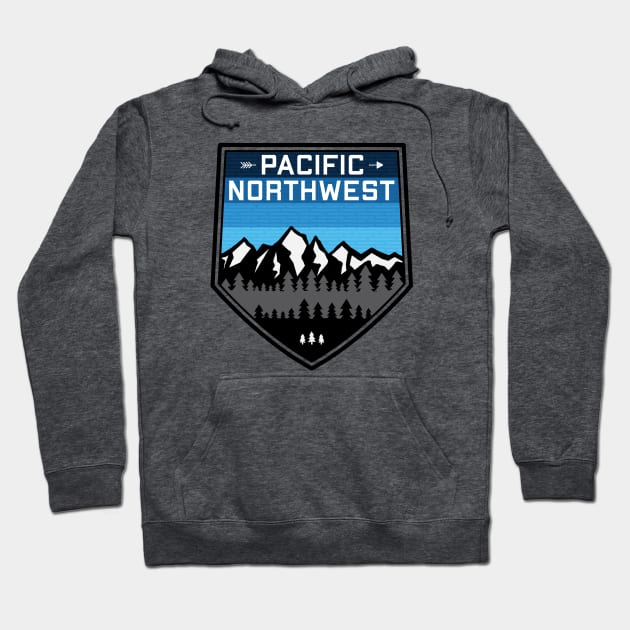 PNW Badge Hoodie by happysquatch